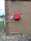 Close-up of recreation centre solar system controller, 2025