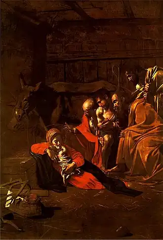 Caravaggio, Adoration of the Shepherds