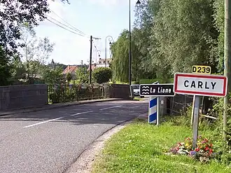 The road into Carly