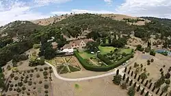 Aerial view of Carrick Hill