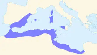 Carthaginian territory c. 323 BC