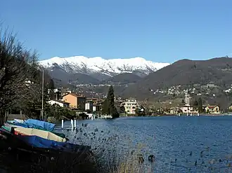 Caslano village