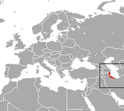 Map of range