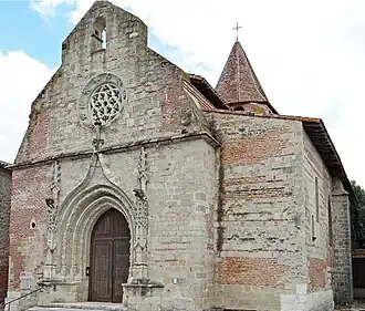 The church in Casseneuil