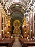 Inside the cathedral