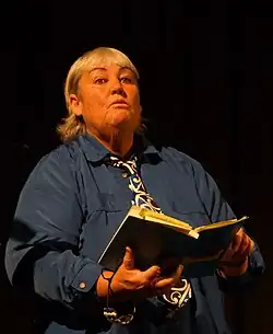 Dunsford in 2012 at the Frankfurt Book Fair