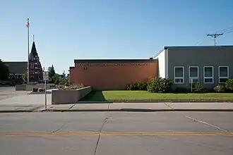 The Cavalier County Courthouse in Langdon