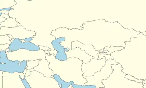 2023 CAFA Nations Cup is located in Central Asia