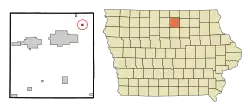 Location of Rock Falls, Iowa