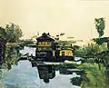 Maisons flottantes sur un fleuve (Houses Floating on a River) by Paul Cézanne, c. 1875-1877[a]