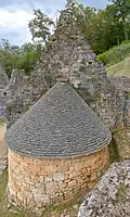 Oven's House and remains of a gable.