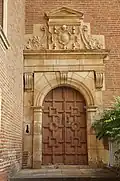 Renaissance door of the château (restored)