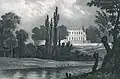 Château de la Madeleine in the 19th century.