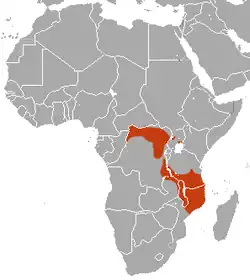 Map of range