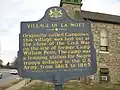 La Mott historical marker