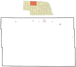 Location of Kilgore, Nebraska
