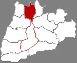 Location in Yuncheng