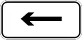 One way (left)