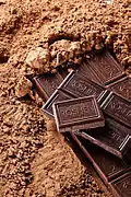 A bar of Roshen chocolate