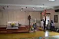 Tabernacle blending Khmer and Christian iconography