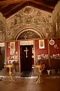View to the iconostasis.