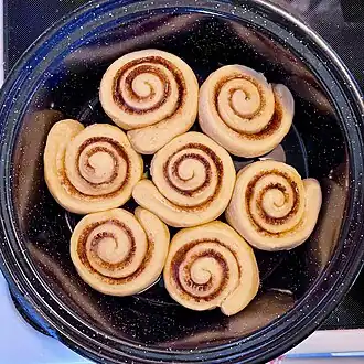 The rolls look puffier and have expanded to fill most of the space