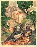 Monotype: Houses, 1918