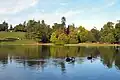 The amphitheatre from the lake