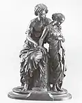 Classical Male and Female by Unknown, c. 1870