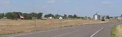 Clinton, seen from the southwest along U.S. Route 20, August 2012
