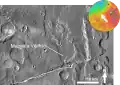 Mangala Valles - head region (THEMIS)