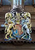 Coat of arms on the Organ gallery