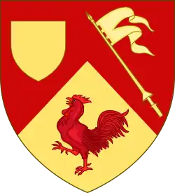 Coat of arms of the Council of Heraldry and Vexillology, Wallonia (1985–now)