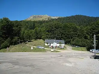 The summit of the Col de Mente in Boutx