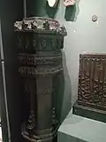 A column and an Arabic inscription from Adina Mosque, now in the British Museum