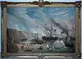 Combat of Riachuelo by Edoardo De Martino.