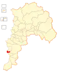 Map of the El Quisco commune in Valparaíso Region
