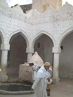 Continuous running water at the mosque