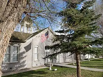 The Costilla County Courthouse in San Luis