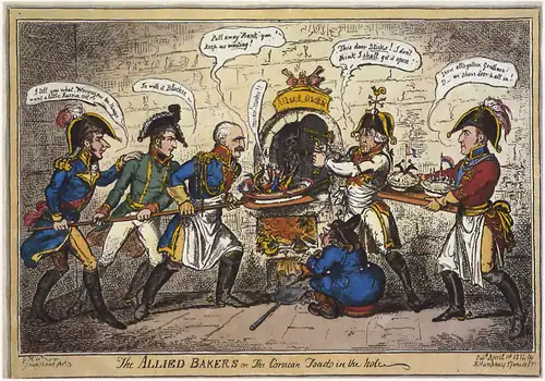 The Allied Bakers, by George Cruikshank, 1814