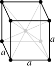 Body-centered cubic crystal structure for radium