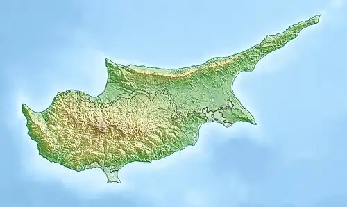 Kythrea is located in Cyprus