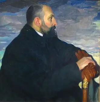 Dmitry Kardovsky, 1913, oil on canvas, 67 by 64 cm; Tretyakov Gallery, Moscow