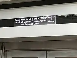 Platform display