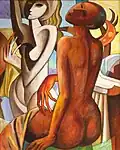 The Red Hand (1974), 31.5 x 39.5in, Private Collection-Notable