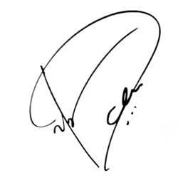 Signature of D.O.