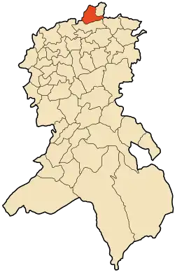 Location of Aïn El Berd within Sidi Bel Abbès Province