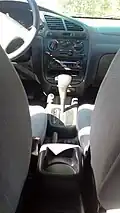 Interior with automatic transmission