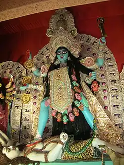Kali Puja, a major Hindu festival of Bengal