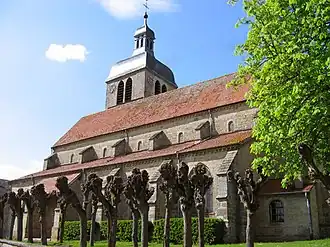 The church in Damblain